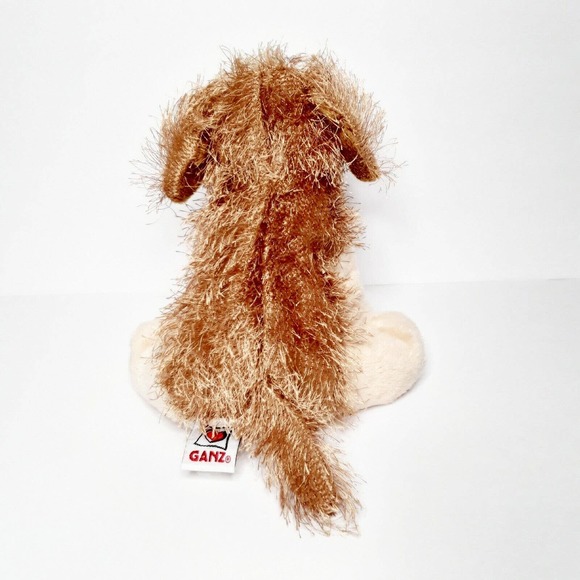 Ganz Webkinz Puppy Dog Brown Shaggy Plush Stuffed Animal Soft Toy NO Code - Picture 3 of 8